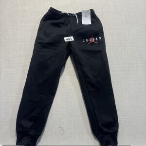 Nike Jordan Older Kids Jumpman Sustainable Pants Boy's Sz S Black Brand New